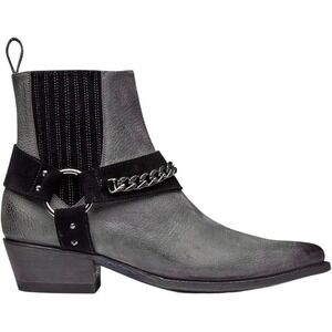Mezcalero® (Men's 9 M) Timothy™ Leather Ankle Western Boots in Grey - $445